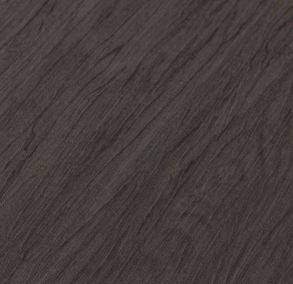 Woodgrain Textured Wallpaper in Black/Grey from the Versace IV Collection
