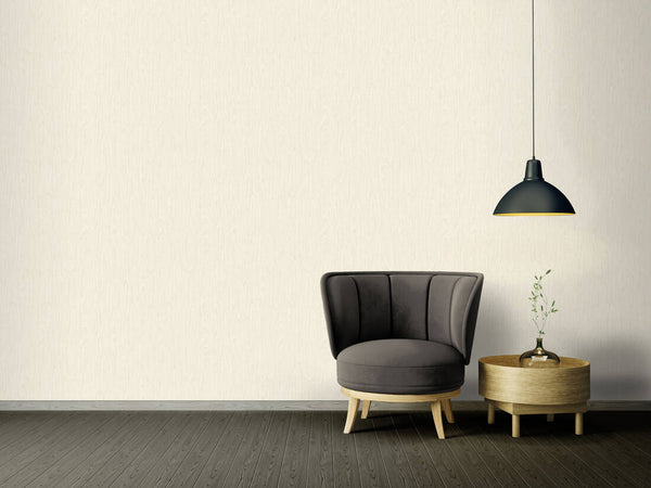 Woodgrain Textured Wallpaper in Beige/Cream from the Versace IV Collection