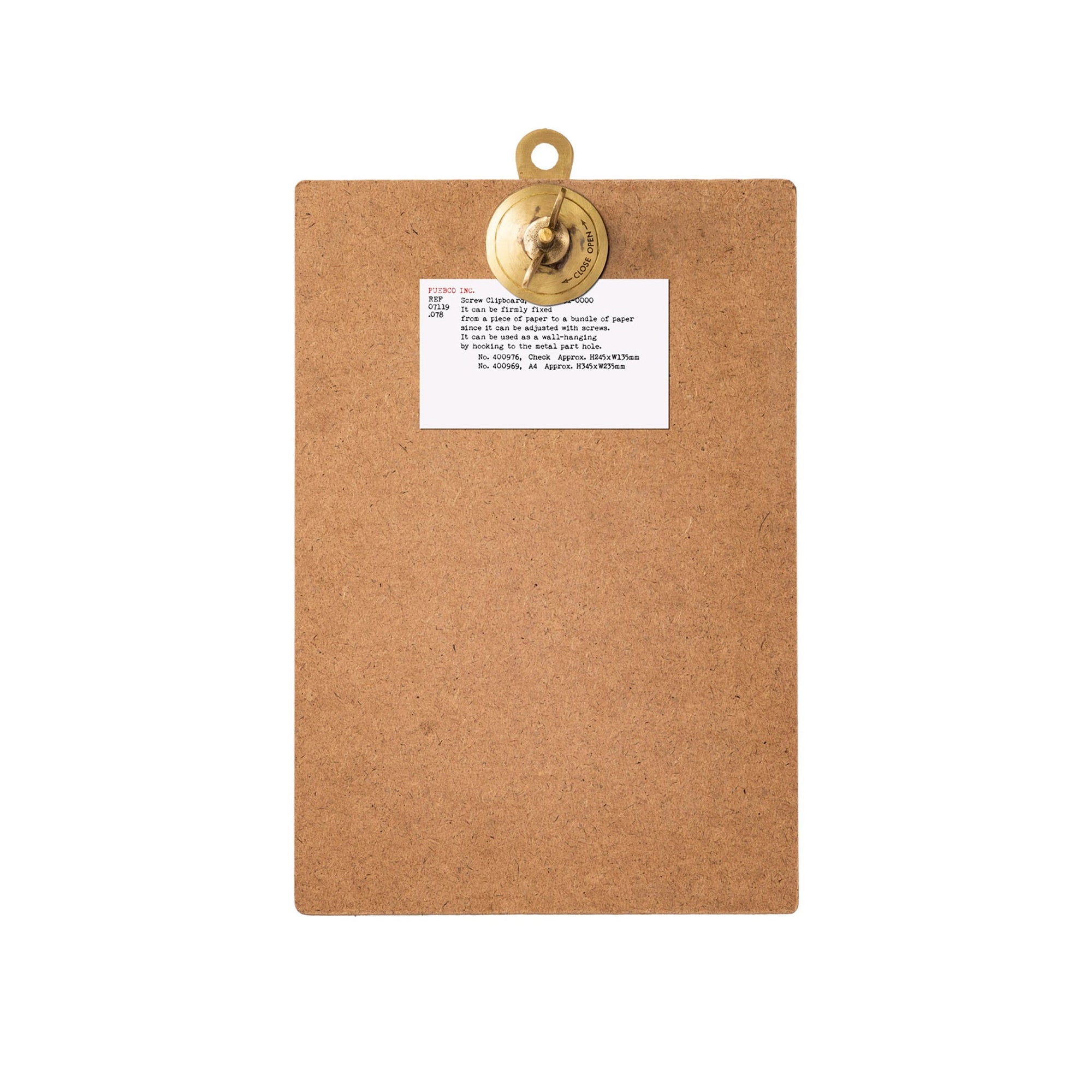 Screw Clipboard A4 Design By Puebco 2