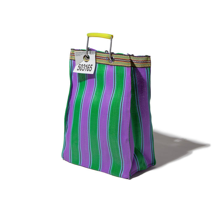 recycled plastic stripe bag rectangle d15 by puebco 503332 6