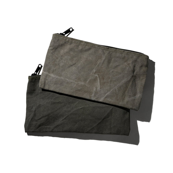 Vintage Tent Fabric Pouch 5