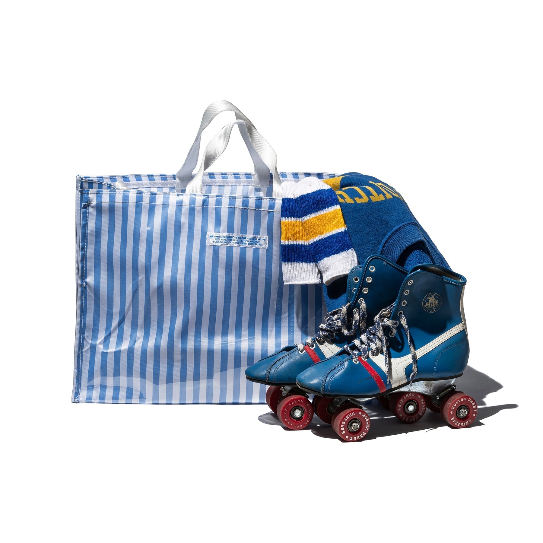 Covered School Tie Fabric Market Bag 2