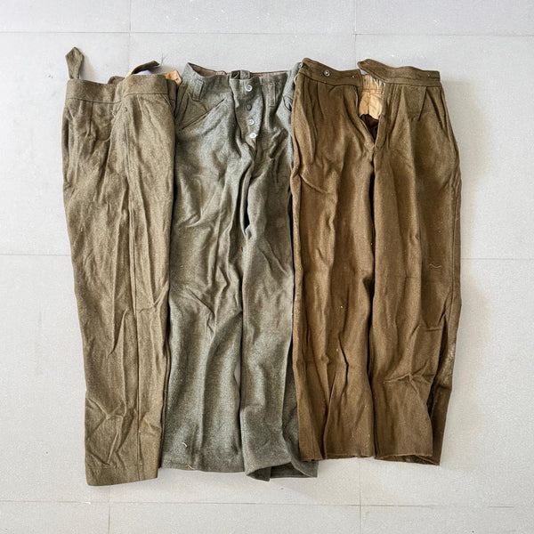 Vintage Wool Garments Zip Tote