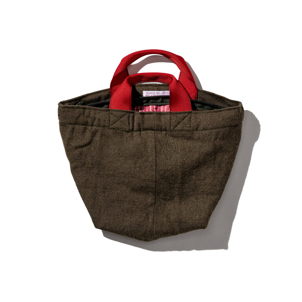 Vintage Wool Garments Zip Tote