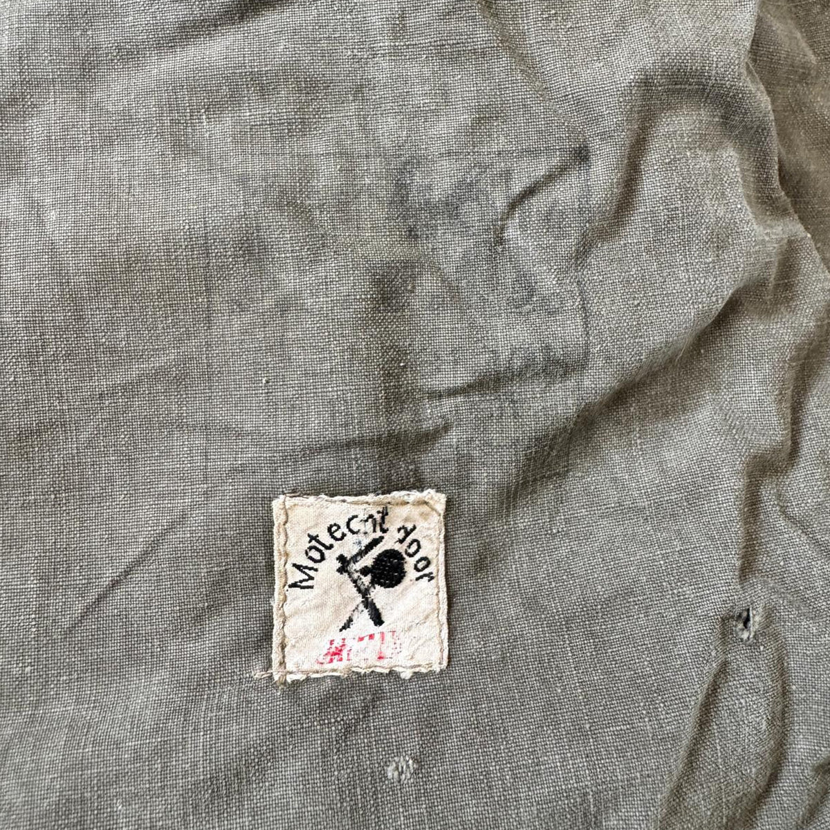 Vintage Wool Garments Zip Tote