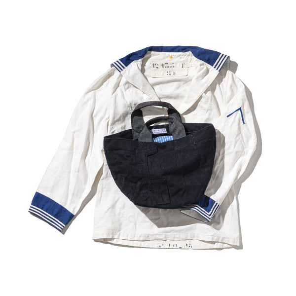Vintage Wool Garments Zip Tote