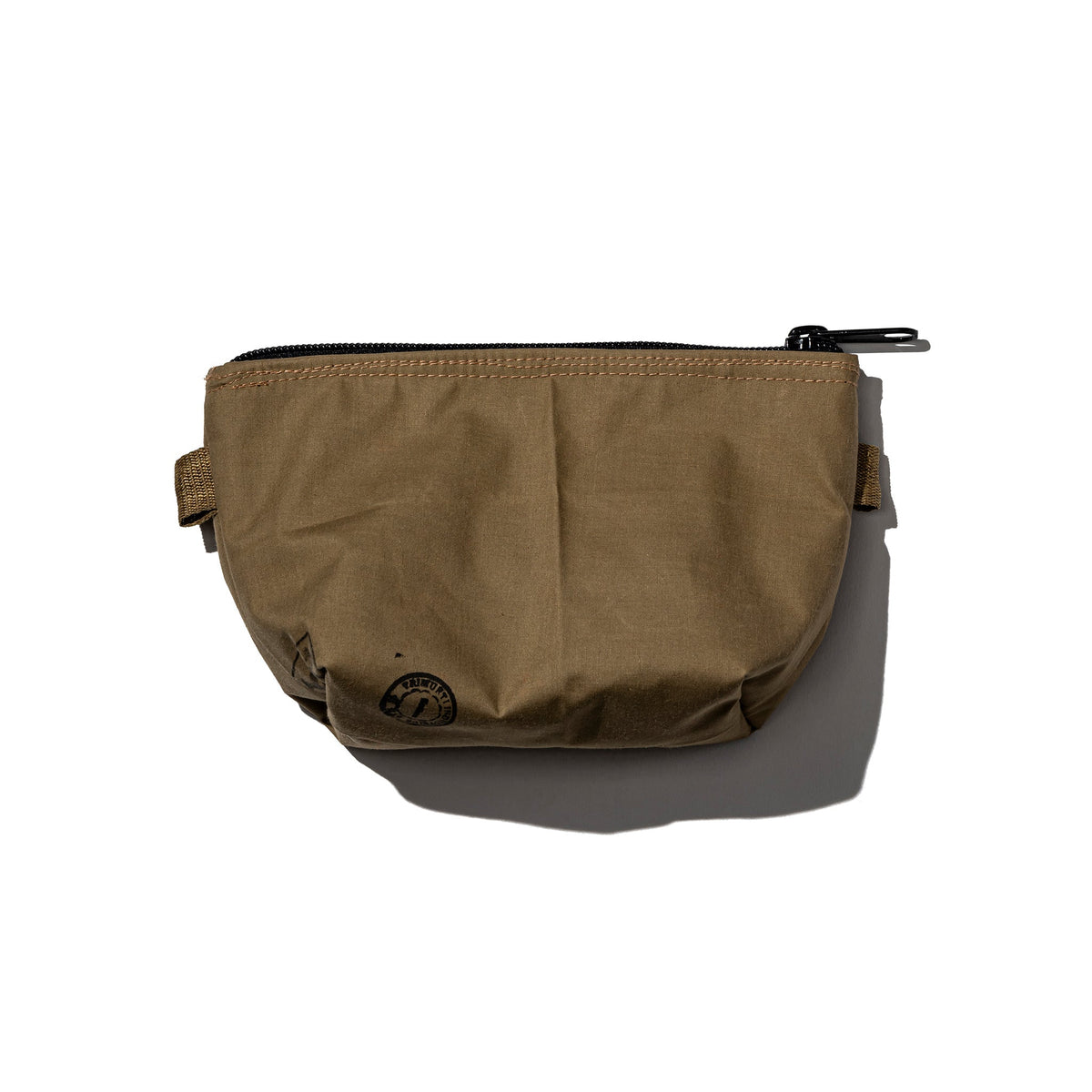 Rubberized Hood Fabric x Jacquard Pouch