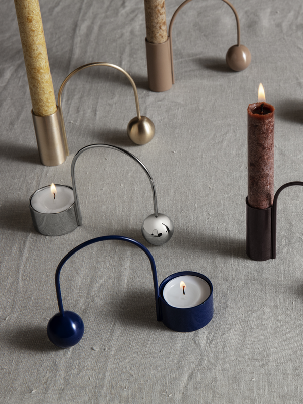 Balance Tealight Holder In Brass Design By Ferm Living 4