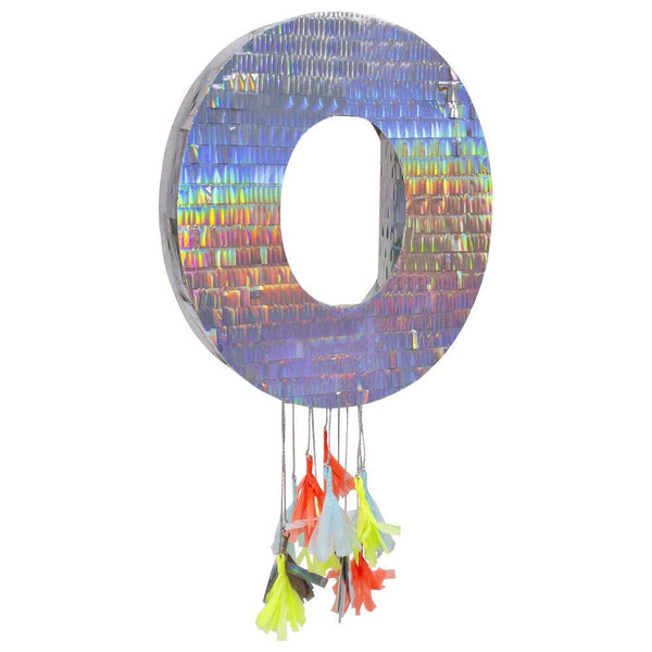 Silver Number Party Pinatas 0 9 By Meri Meri 1