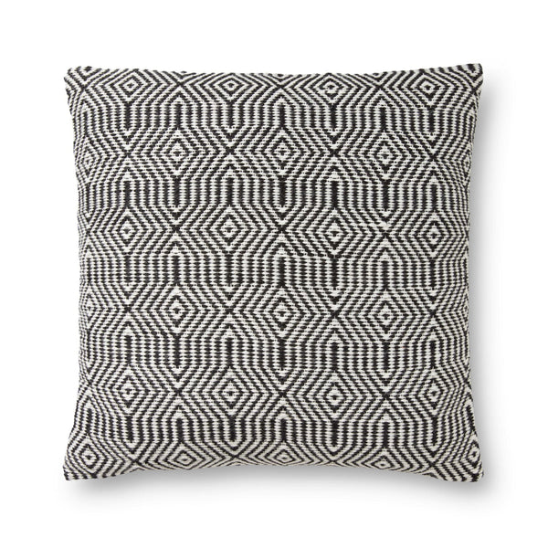 Black / White Pillow Flatshot Image 1