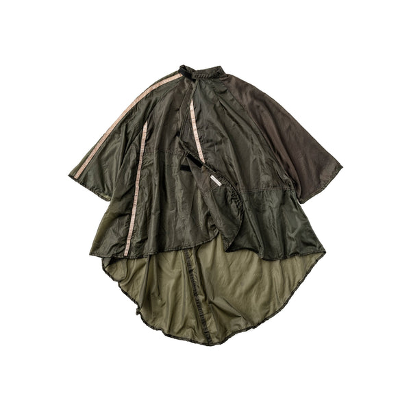 vintage parachute barber cape 3