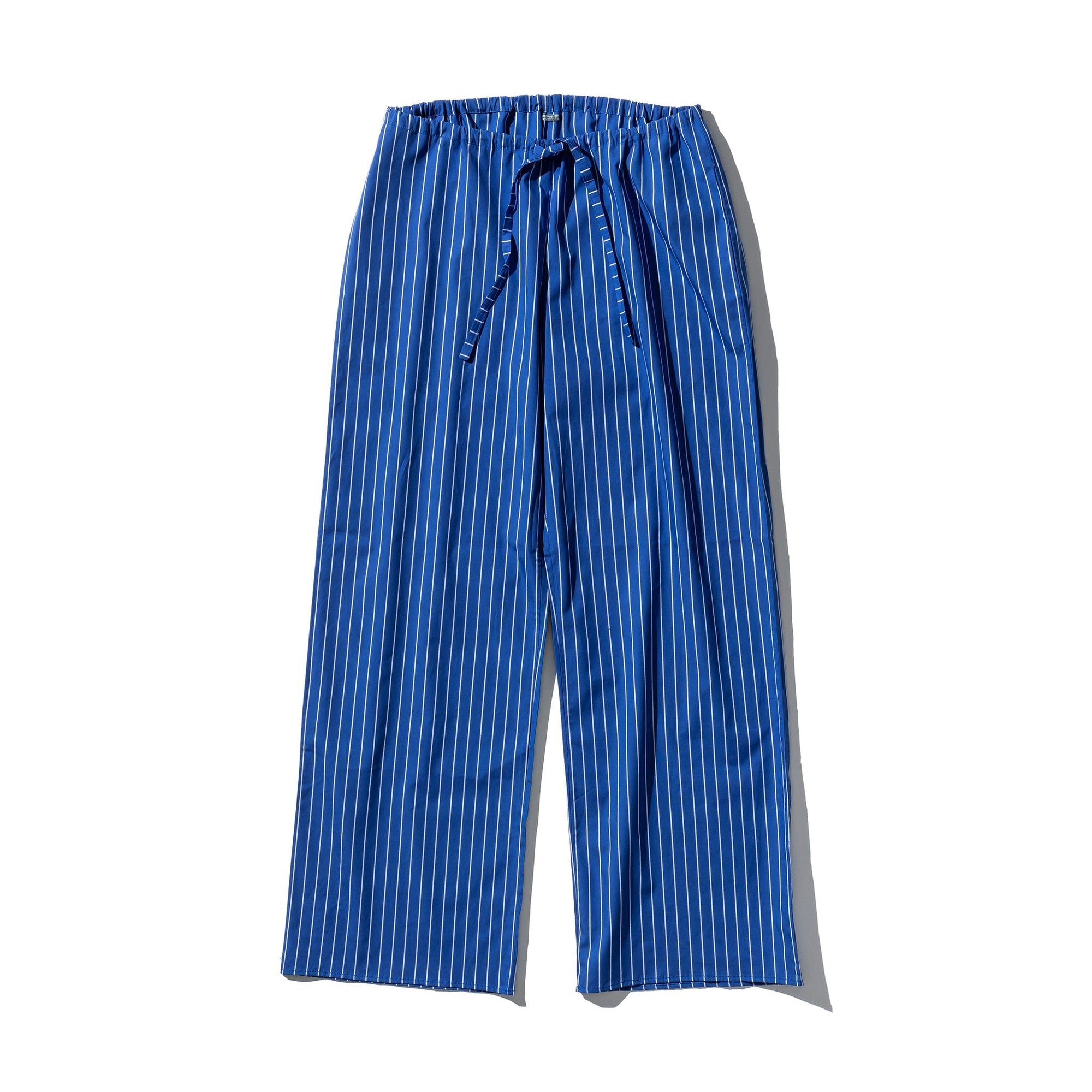 Cotton Stripe Regular Pants Blue 2