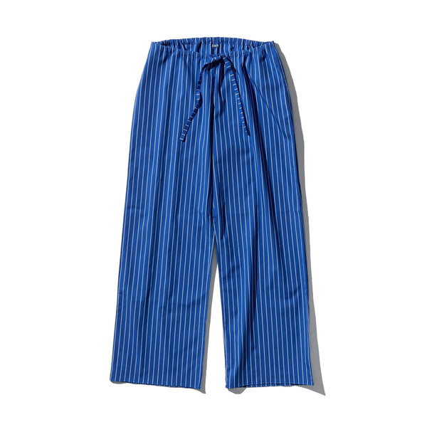 Cotton Stripe Regular Pants Blue 2