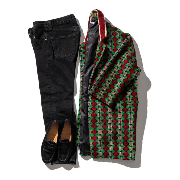 Truck Seat Fabric Collared Coat - 3