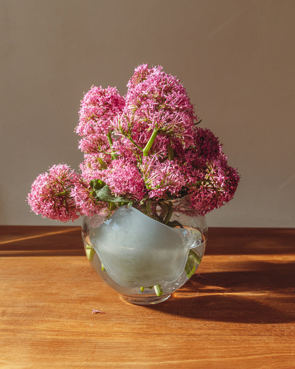 Jali Vase Small In Ice Blue 2