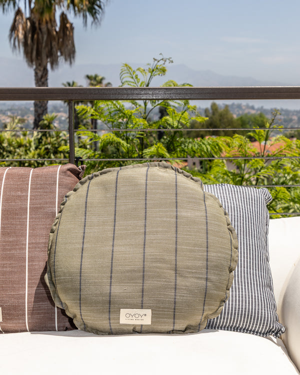 Outdoor Kyoto Cushion Round - Olive