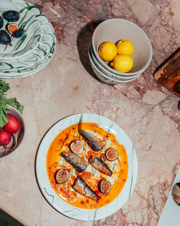 Marble Olive Dinner Plate Set Of 4 Uvn 1000140 5