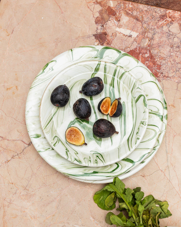 Marble Olive Salad Plate Set Of 4 Uvn 1000141 4