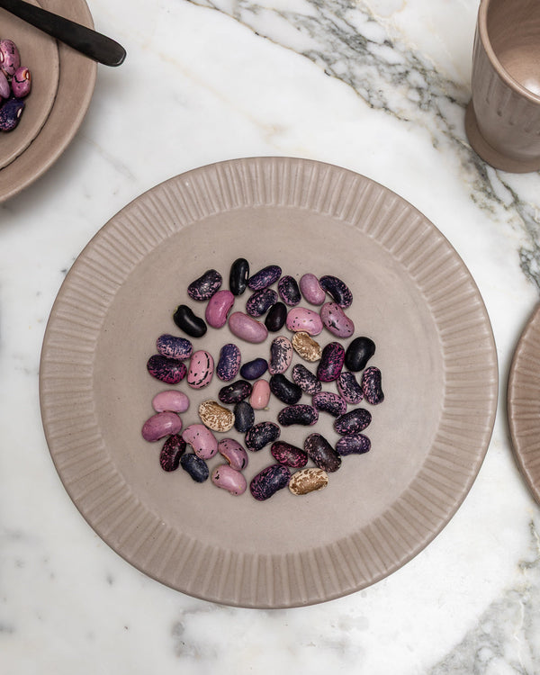 Stripes Gloss Grey Dinner Plate Set Of 4 Uvn 1000112 2