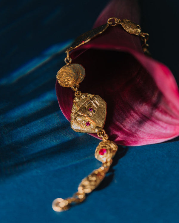 Coin And Limpet Ruby Bracelet 5