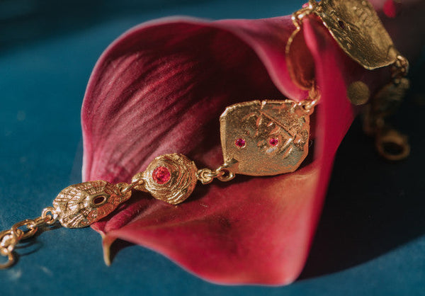 Coin And Limpet Ruby Bracelet 4