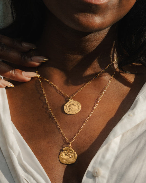 Parrot Cay Long Coin Necklace 9