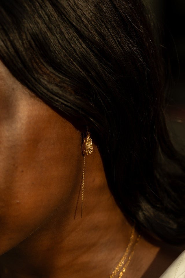 Sea Limpet Threader Earrings 2