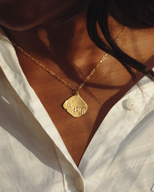 Ex8 Esoteriques Long Coin Necklace 2