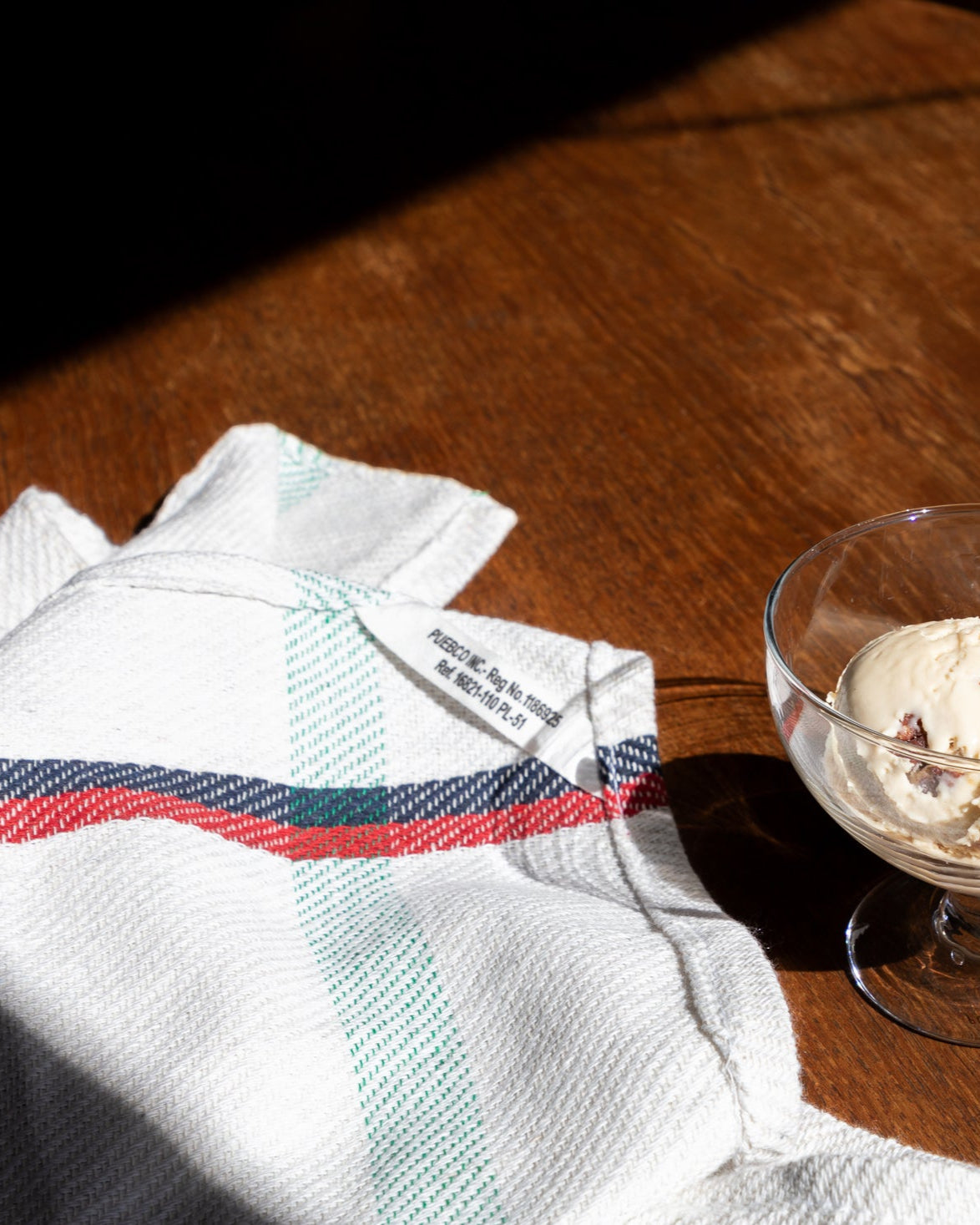 India Cloth Red Black Line 5