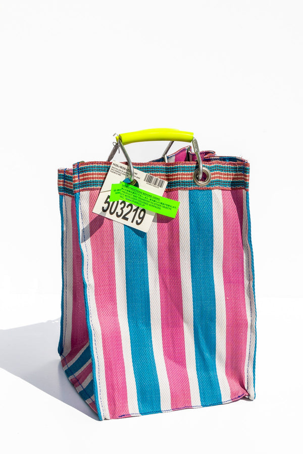 recycled plastic stripe bag rectangle d30 by puebco 503219