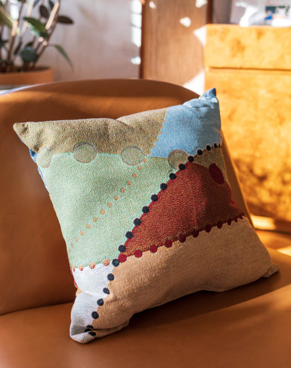 Morse Too Woven Pillow