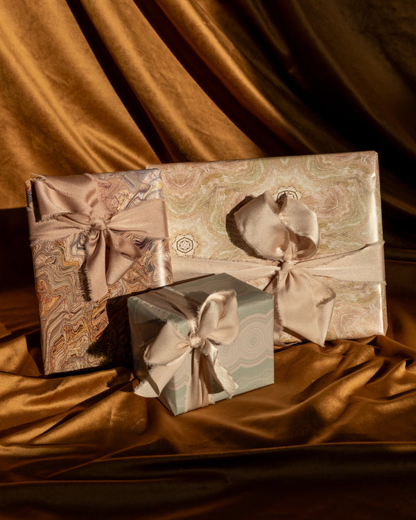 Sage Cream Wrapping Paper