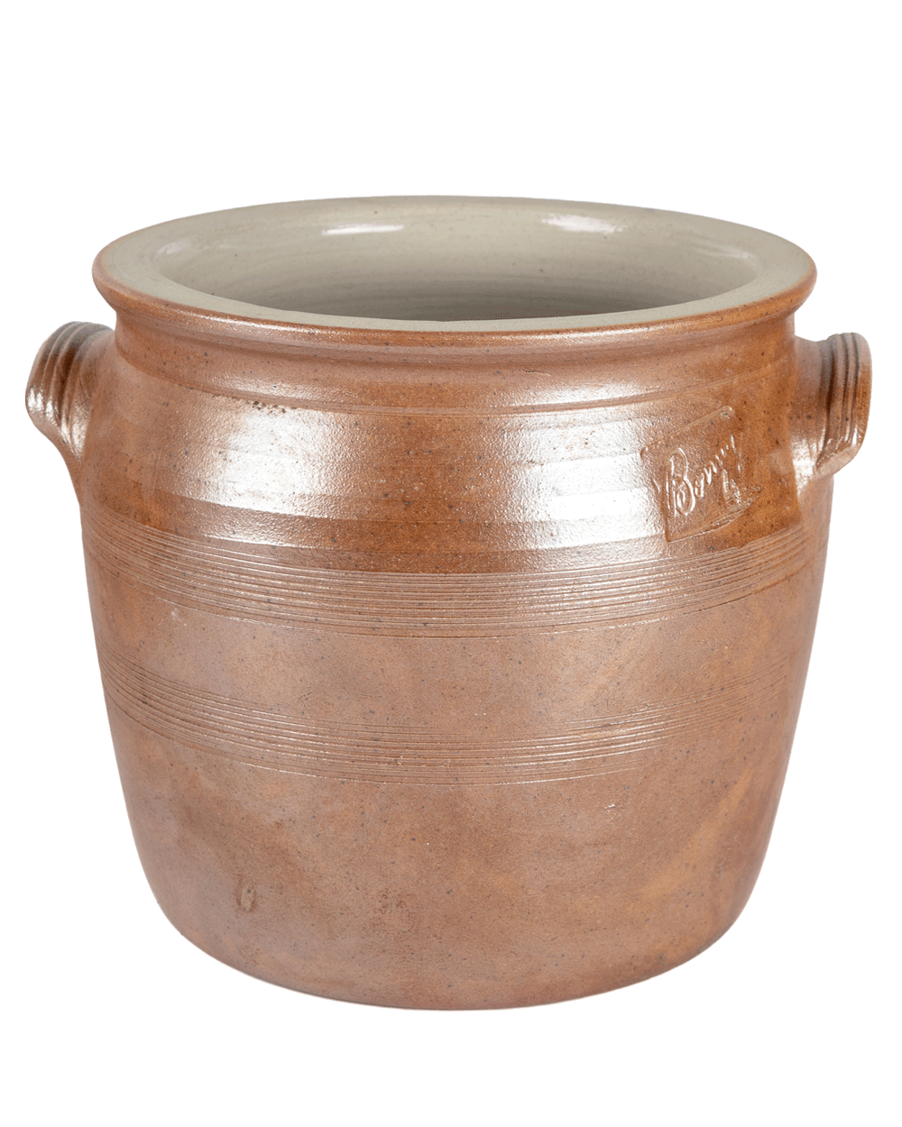 Vintage Bonny sur Loire Barrel Crock