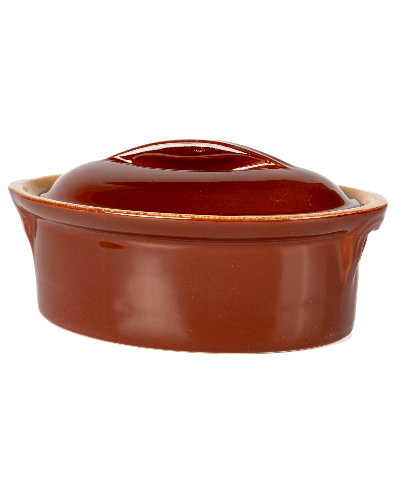 Vintage Oval Lidded Baking Dish