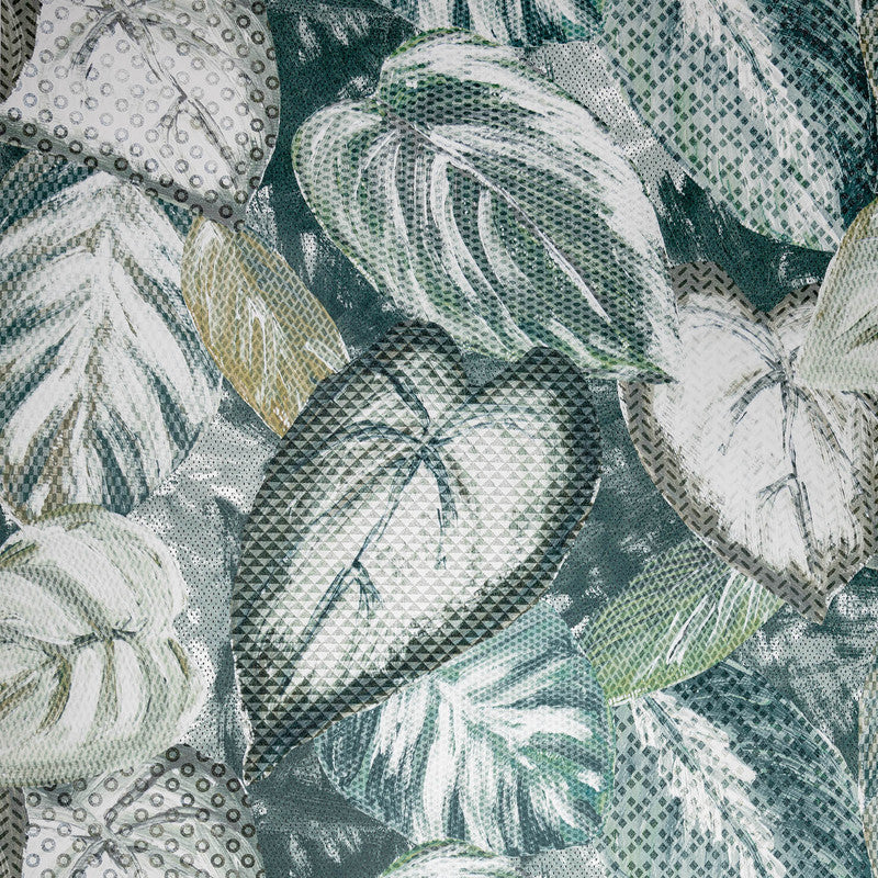 Sample Vita Ficus Wallpaper in Green Pepper