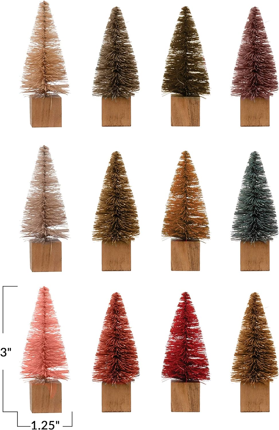 Plastic Bottle Brush Christmas Trees Bd Edition 2