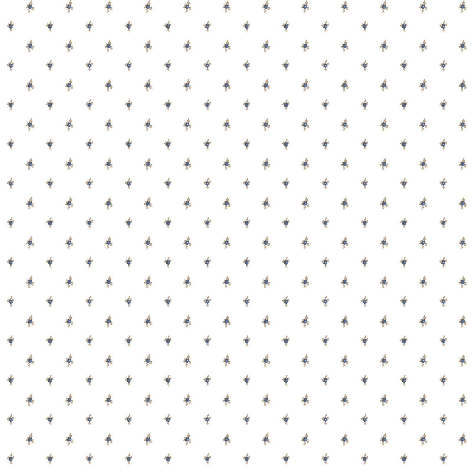 Blooming Garden Allover Lilla In Blue Galerie Wallcoverings 8369 1