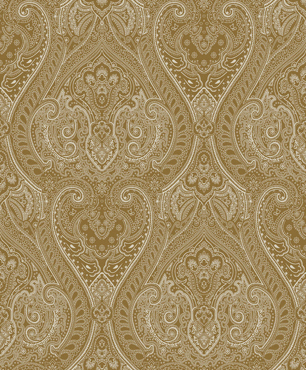 Lace  Wallpaper in Gold