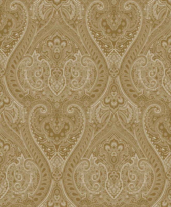 Sample Lace  Wallpaper in Gold
