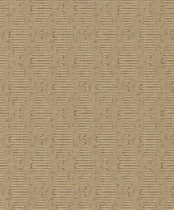 Loose Weave Wallpaper in Gold
