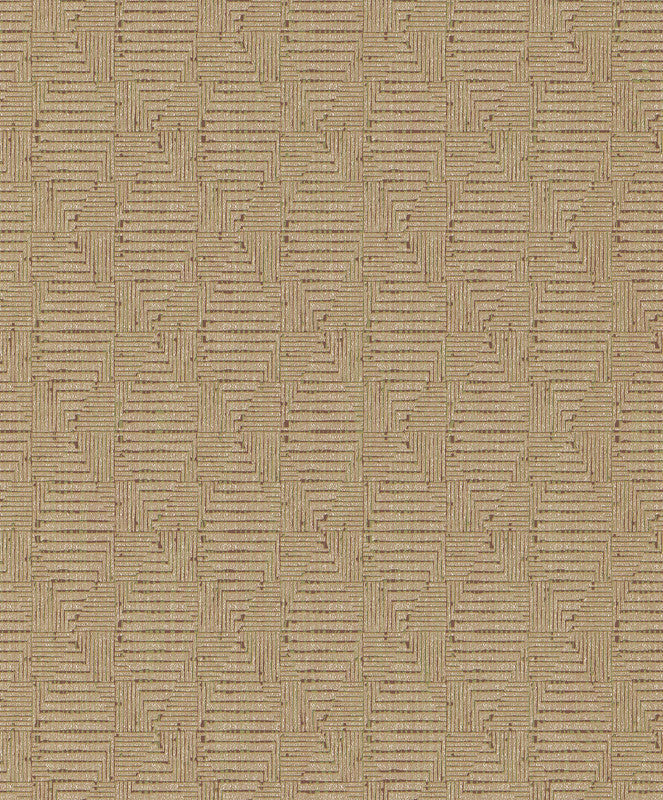 Sample Loose Weave Wallpaper in Gold