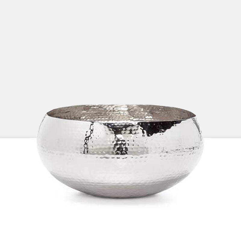 aladdin hammered aluminum 13 diameter bowl design by torre tagus 2