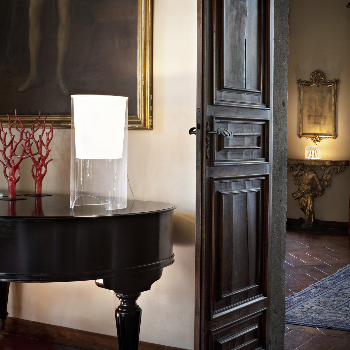 Aoy Glass Opal Table Lighting