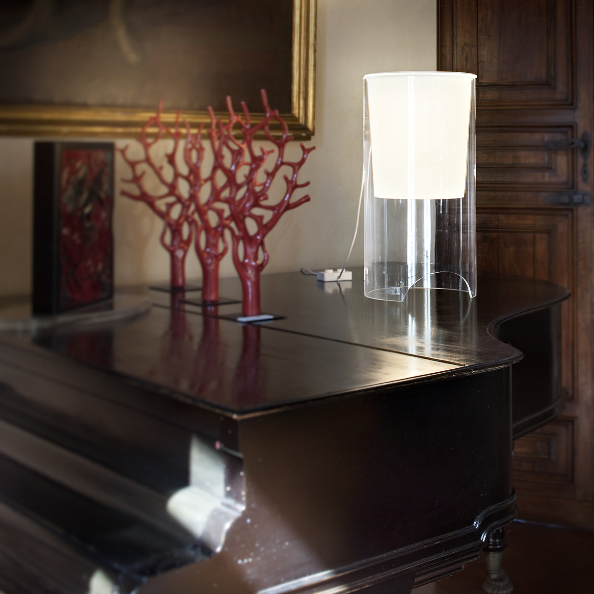 Aoy Glass Opal Table Lighting
