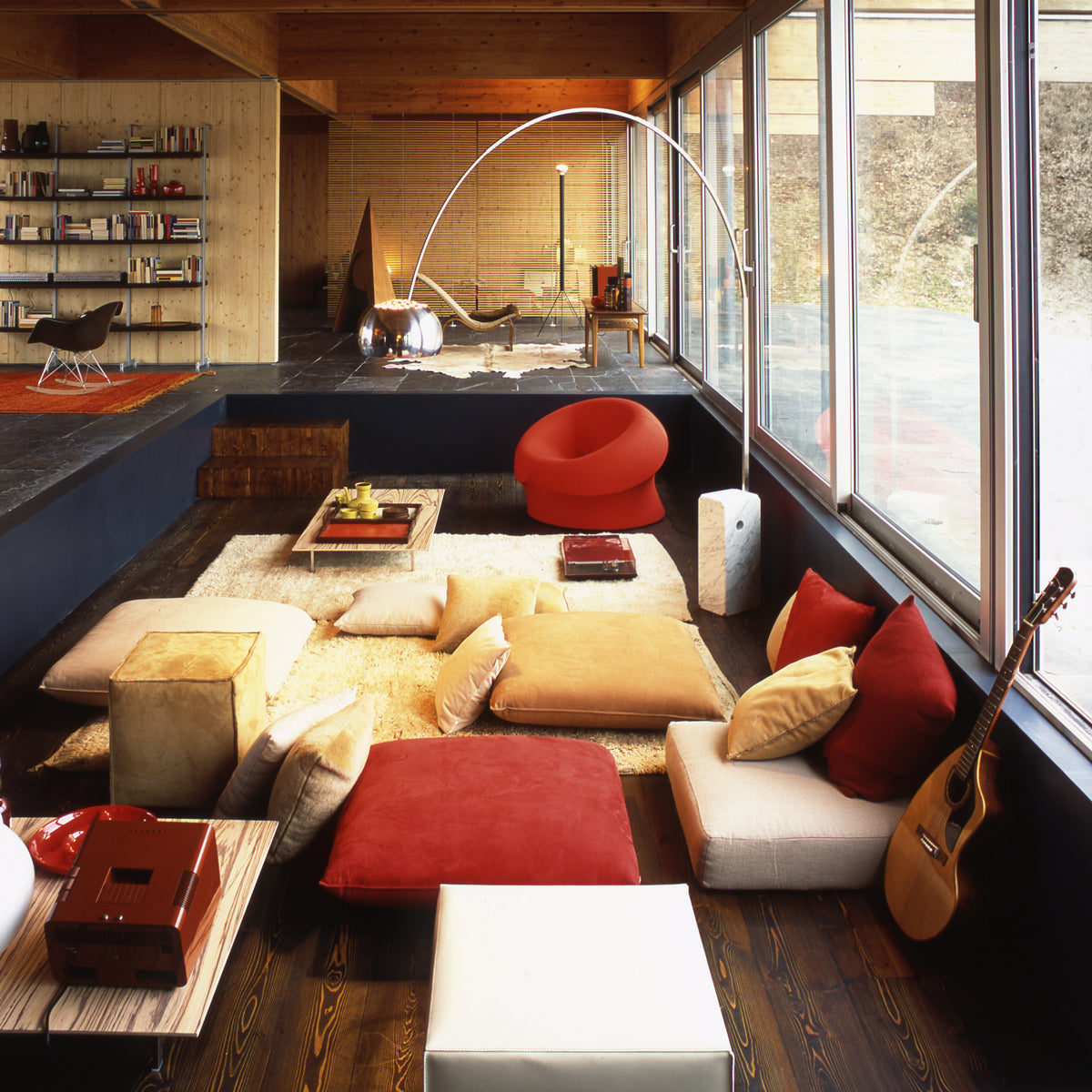 Arco Aluminum Stainless Floor Lighting