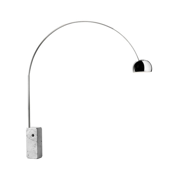 Arco Aluminum Stainless Floor Lighting