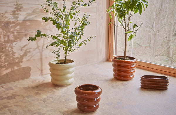 awa pot small shiny caramel 3