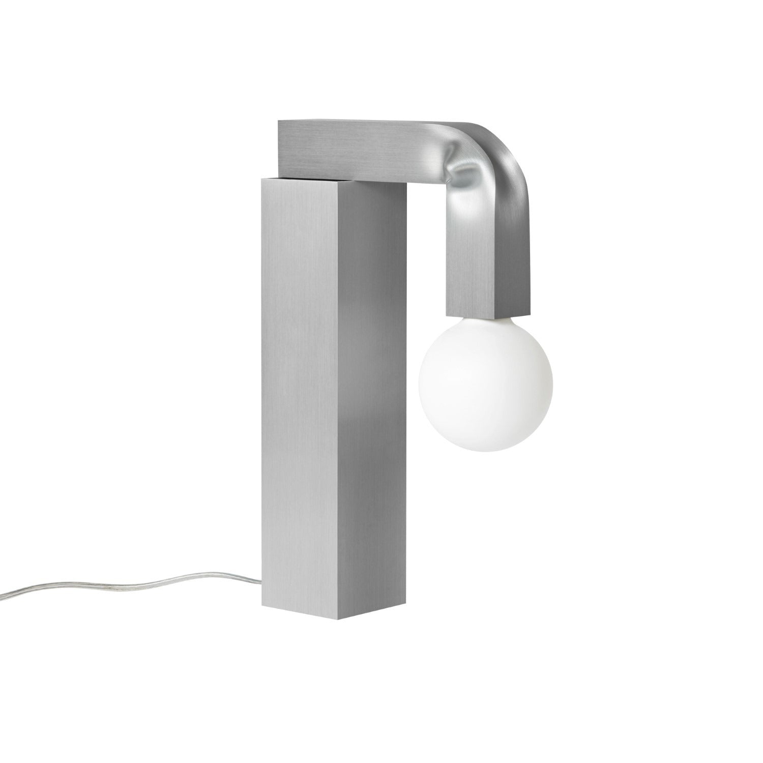 knuckle table lamp us plug brushed aluminum by hem hem 20466