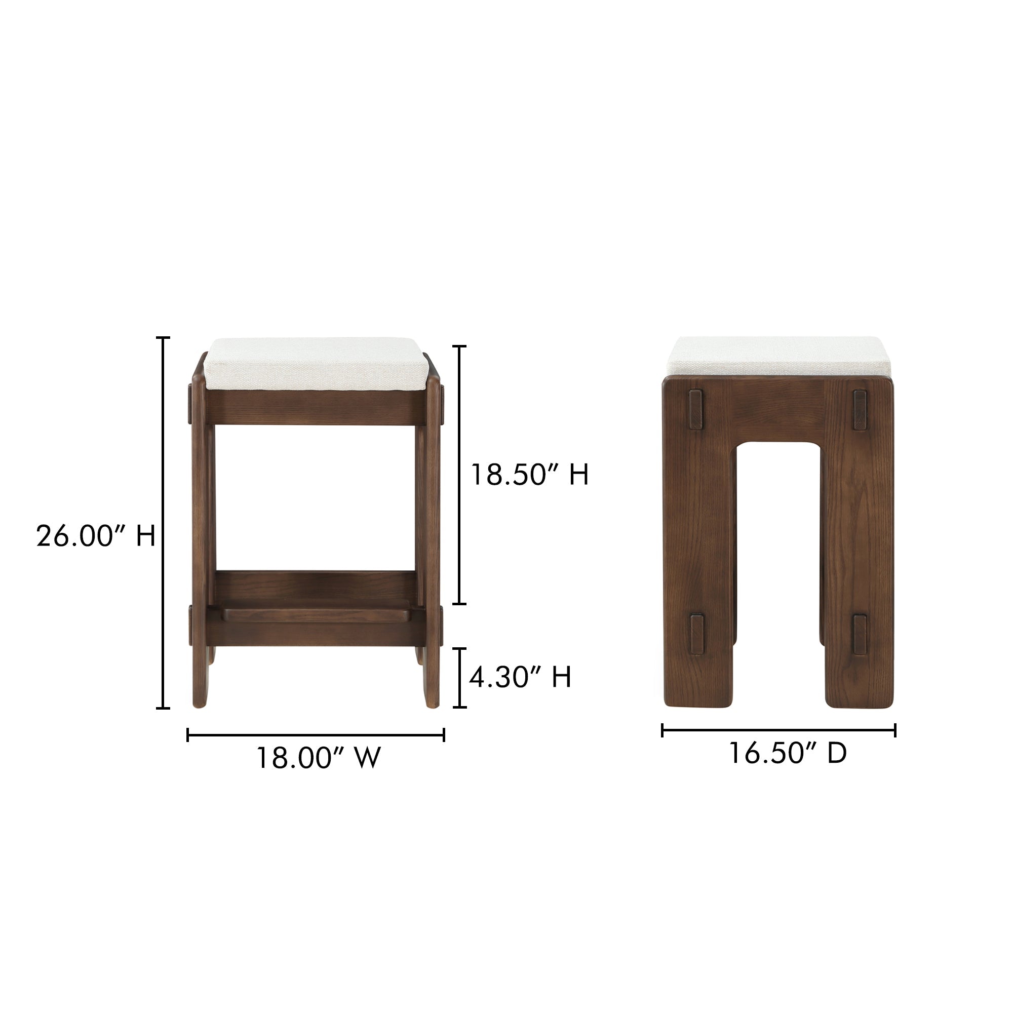 Ashby Counter Stool Moes Home Collection Mhc Bc 1135 20 8