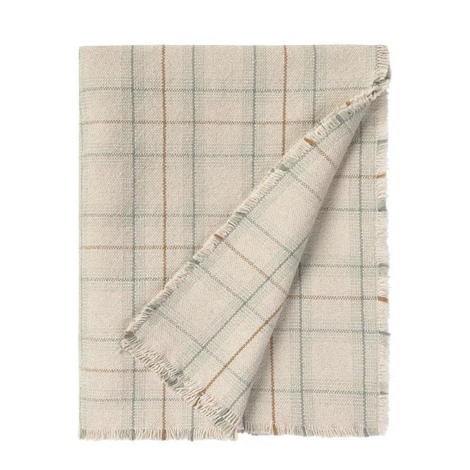 Handloom Kid Bed Throw Tartan Lorena Canals Blk Hl Tar Bs 1